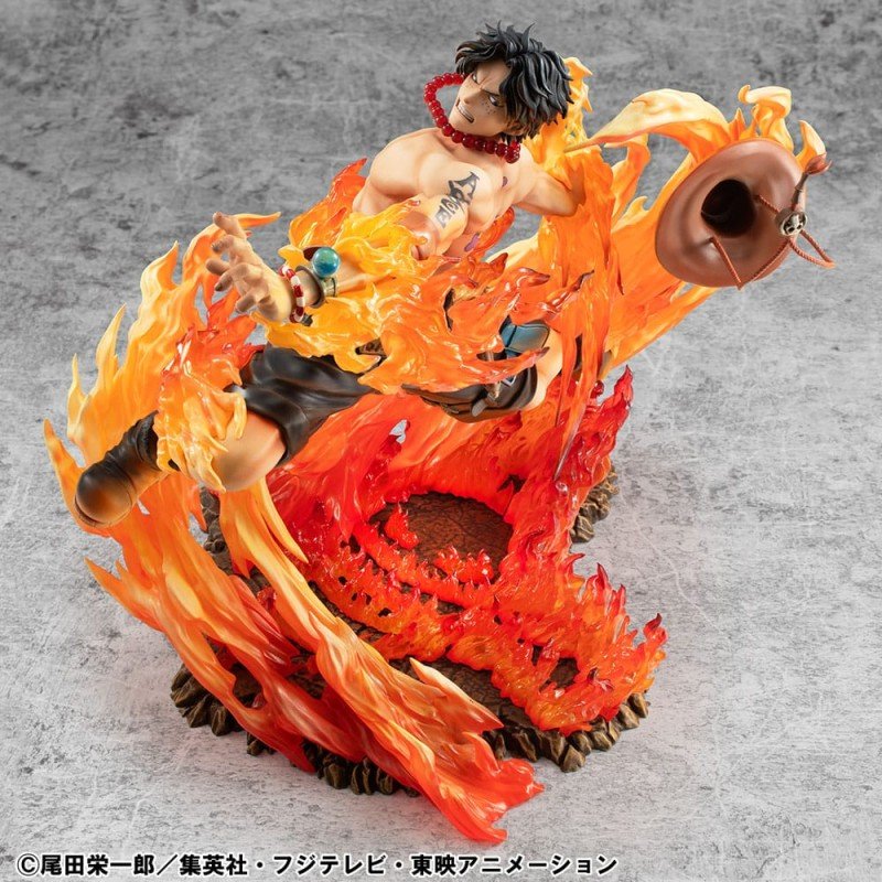 One Piece statuette PVC P.O.P. NEO-Maximum Portgas D. Ace 15th Anniversary Super Limited Reprint Ver. 23 cm | 4535123716621