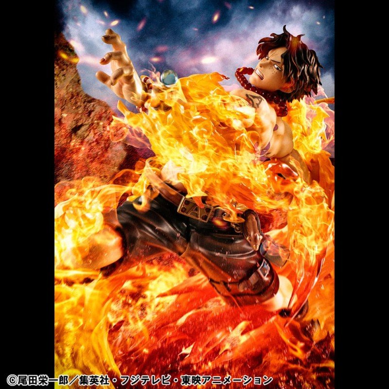 One Piece statuette PVC P.O.P. NEO-Maximum Portgas D. Ace 15th Anniversary Super Limited Reprint Ver. 23 cm | 4535123716621