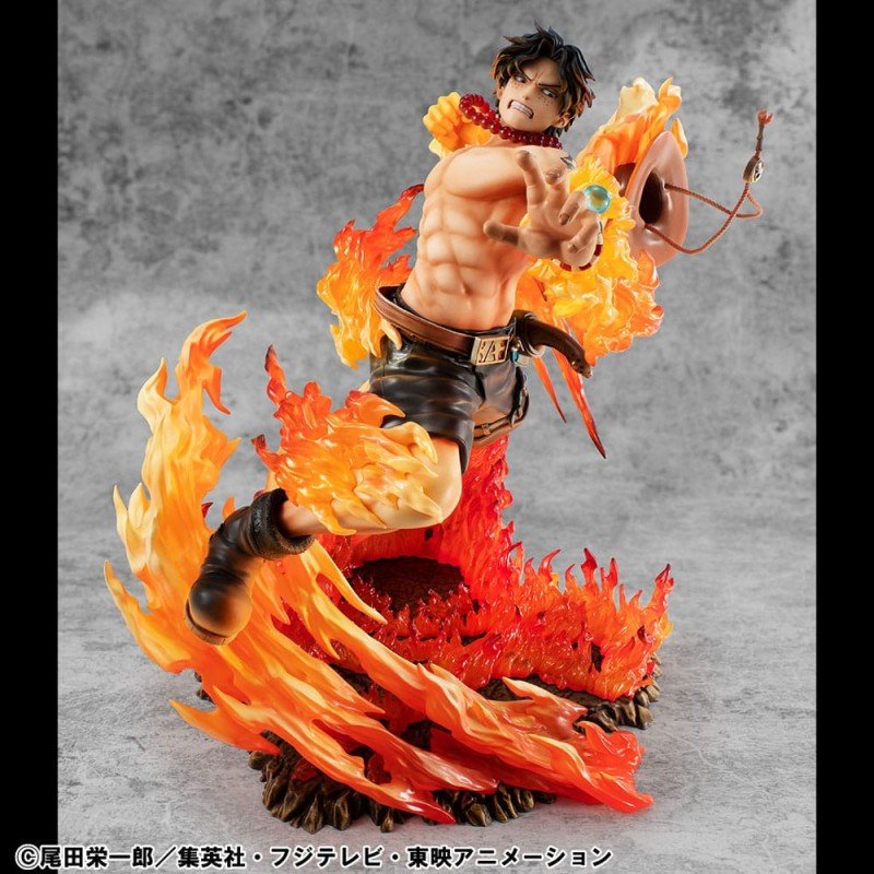 One Piece statuette PVC P.O.P. NEO-Maximum Portgas D. Ace 15th Anniversary Super Limited Reprint Ver. 23 cm | 4535123716621