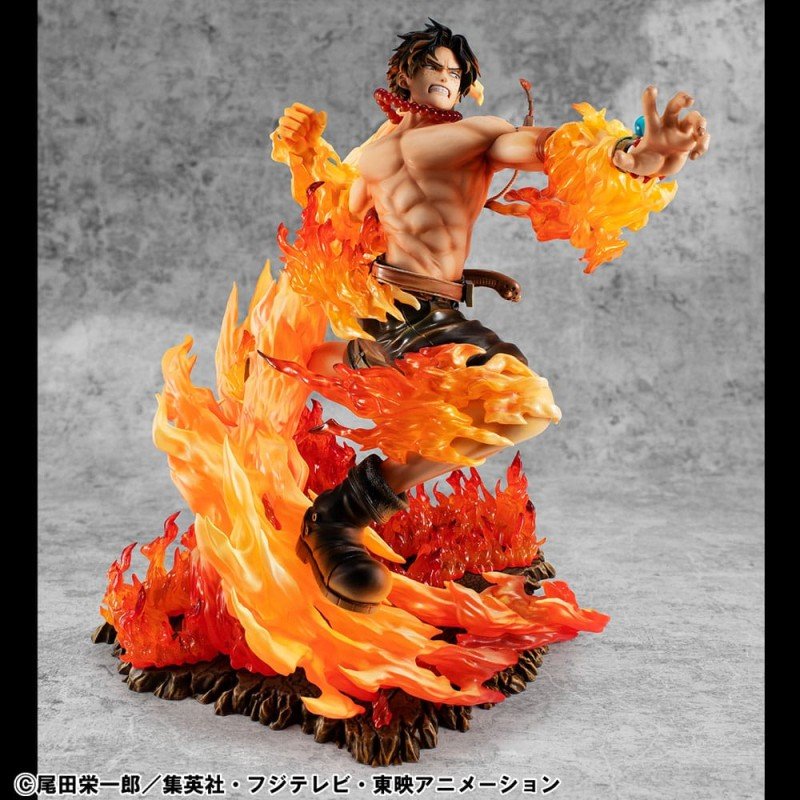One Piece statuette PVC P.O.P. NEO-Maximum Portgas D. Ace 15th Anniversary Super Limited Reprint Ver. 23 cm | 4535123716621