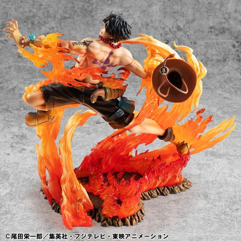 One Piece statuette PVC P.O.P. NEO-Maximum Portgas D. Ace 15th Anniversary Super Limited Reprint Ver. 23 cm | 4535123716621