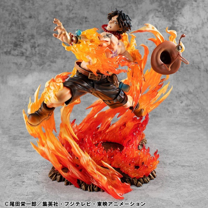 One Piece statuette PVC P.O.P. NEO-Maximum Portgas D. Ace 15th Anniversary Super Limited Reprint Ver. 23 cm | 4535123716621