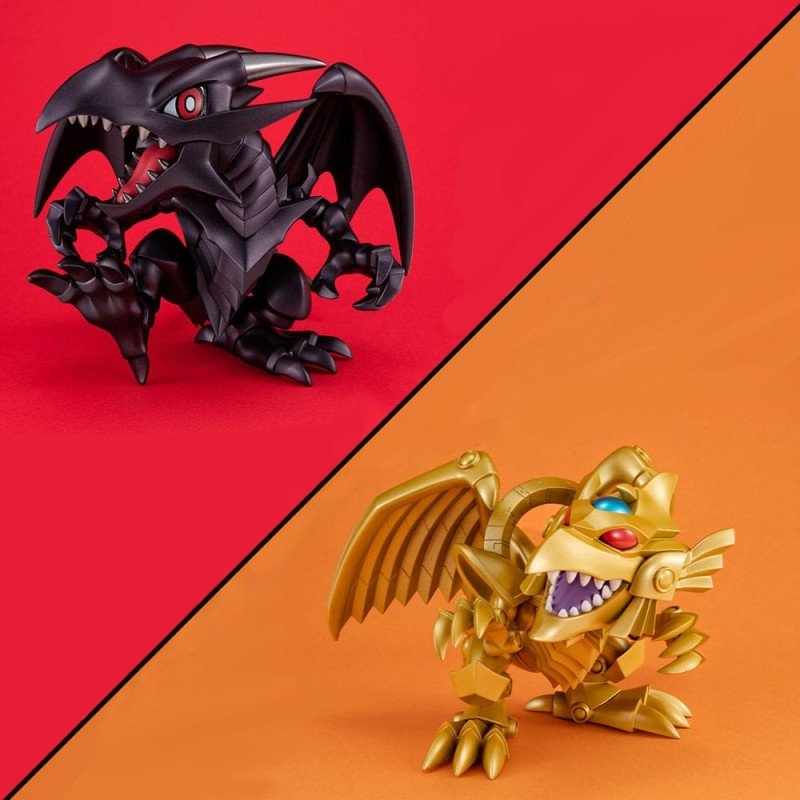 Yu-Gi-Oh! Duel Monsters statuetten PVC Megatoon Red Eyes Black Dragon & The Winged Dragon of Ra 13 cm (with gift) | 4535123842511
