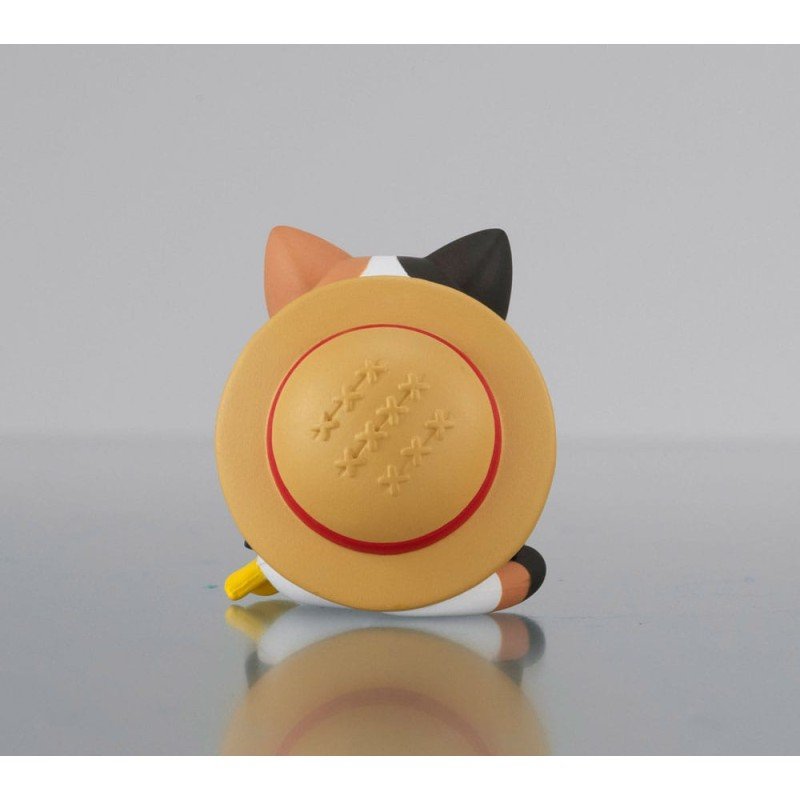 One Piece Mega Cat Project Nyan Piece Nyan! trading figure avec pochette Luffy 2025 Limited Edition 7 cm | 4535123842719