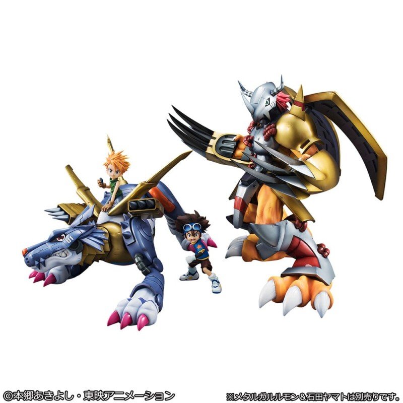 Digimon Adventure Precious G.E.M. Series statuette PVC Wargreymon & Taichi Yagami 25 cm | 4535123843815