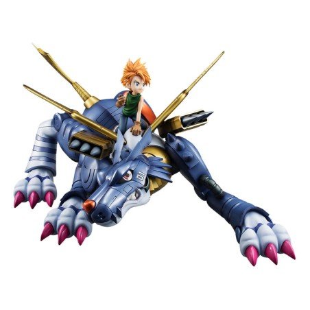 Digimon Adventure G.E.M. Precious Series statuette PVC Metal Garurumon & Ishida Yamato 30 cm | 4535123843822