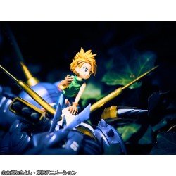 Digimon Adventure G.E.M. Precious Series statuette PVC Metal Garurumon & Ishida Yamato 30 cm | 4535123843822