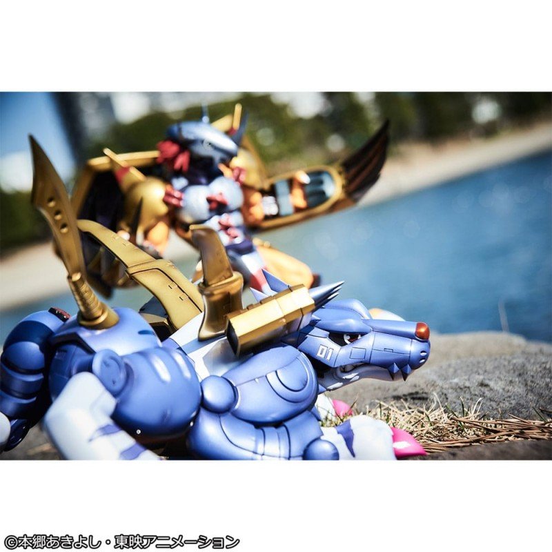Digimon Adventure G.E.M. Precious Series statuette PVC Metal Garurumon & Ishida Yamato 30 cm | 4535123843822