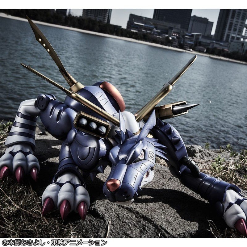 Digimon Adventure G.E.M. Precious Series statuette PVC Metal Garurumon & Ishida Yamato 30 cm | 4535123843822
