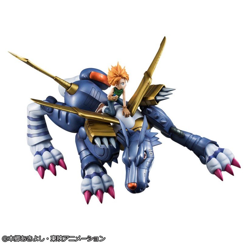 Digimon Adventure G.E.M. Precious Series statuette PVC Metal Garurumon & Ishida Yamato 30 cm | 4535123843822