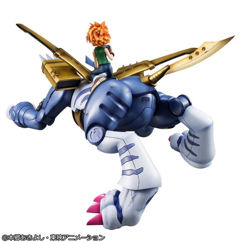 Digimon Adventure G.E.M. Precious Series statuette PVC Metal Garurumon & Ishida Yamato 30 cm | 4535123843822