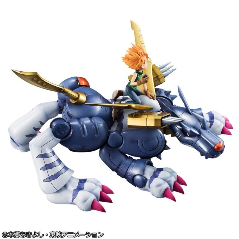 Digimon Adventure G.E.M. Precious Series statuette PVC Metal Garurumon & Ishida Yamato 30 cm | 4535123843822