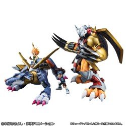 Digimon Adventure G.E.M. Precious Series statuette PVC Metal Garurumon & Ishida Yamato 30 cm | 4535123843822