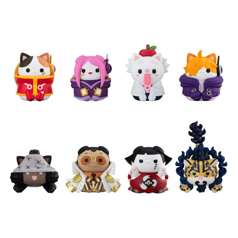 One Piece Mega Cat Project assortiment trading figures Egghead NyanPieceNyan! 3 cm (8) | 4535123844881