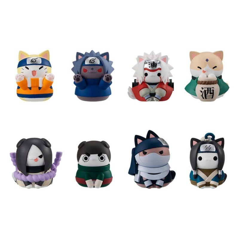Naruto Shippuden Mega Cat Project Nyaruto! assortiment trading figures Come here Sasuke-kun 3 cm (8) | 4535123845338
