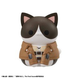 Attack on Titan Mega Cat Project Attack on Tinyan assortiment trading figures Gathering Scout Regiment danyan! 3 cm (8) | 4535123845345