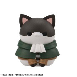 Attack on Titan Mega Cat Project Attack on Tinyan assortiment trading figures Gathering Scout Regiment danyan! 3 cm (8) | 4535123845345