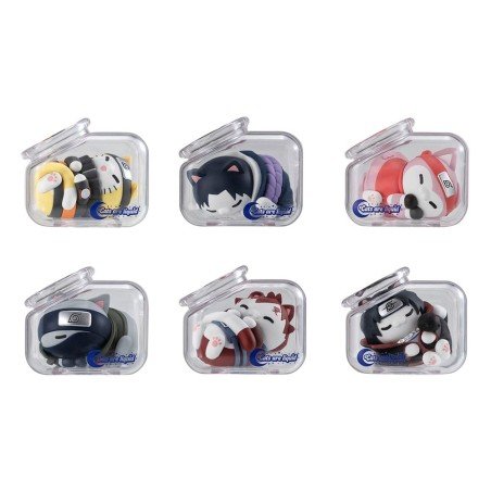 Naruto Shippuden Mega Cat Project Nyaruto! assortiment trading figures Good Night Nyaruto! 3 cm (8) | 4535123845468