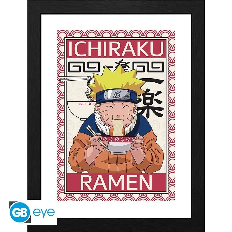 Naruto - ingelijste poster "Ichiraku Ramen" | 3665361109099