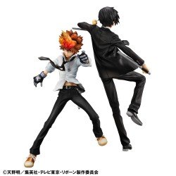 Katekyo Hitman Reborn! G.E.M. Series statuette PVC Tsunayoshi Sawada & Kyoya Hibari & Reborn Set 21 cm | 4535123845635