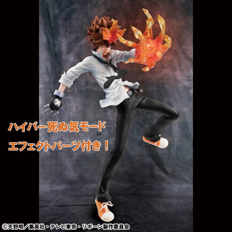 Katekyo Hitman Reborn! G.E.M. Series statuette PVC Tsunayoshi Sawada & Kyoya Hibari & Reborn Set 21 cm | 4535123845635