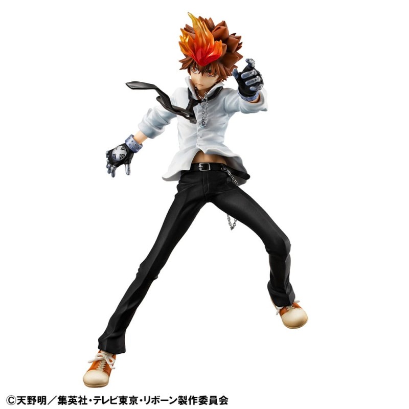 Katekyo Hitman Reborn! G.E.M. Series statuette PVC Tsunayoshi Sawada & Kyoya Hibari & Reborn Set 21 cm | 4535123845635