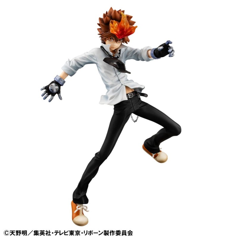 Katekyo Hitman Reborn! G.E.M. Series statuette PVC Tsunayoshi Sawada & Kyoya Hibari & Reborn Set 21 cm | 4535123845635
