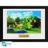 Minecraft - Poster encadré "Poursuite d'Ocelot"