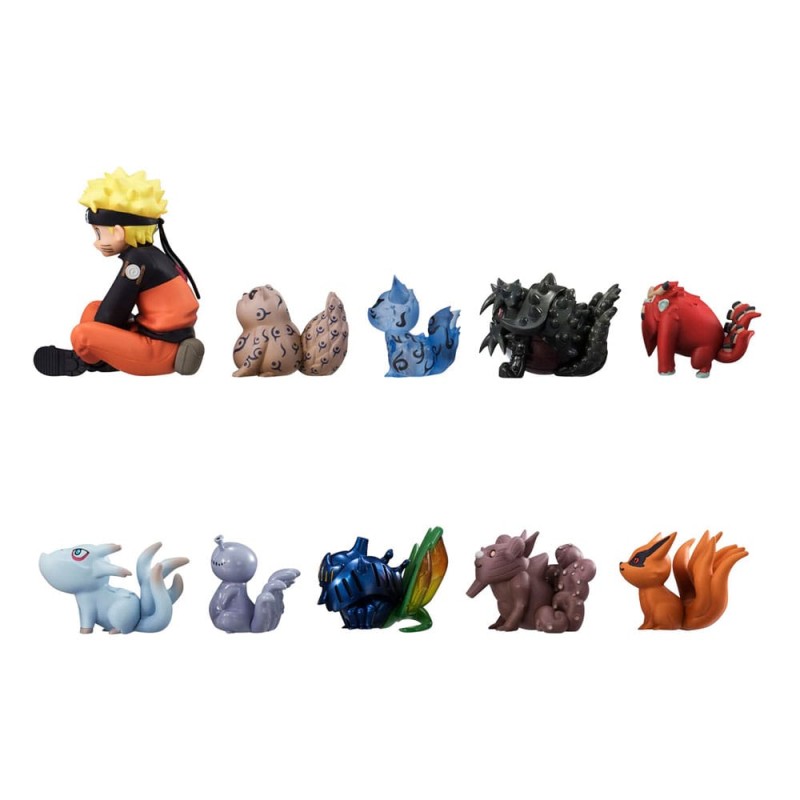 Naruto Shippuden Gaiden G.E.M. Series statuette PVC Naruto Uzumaki & Biju Set 7 cm | 4535123845895