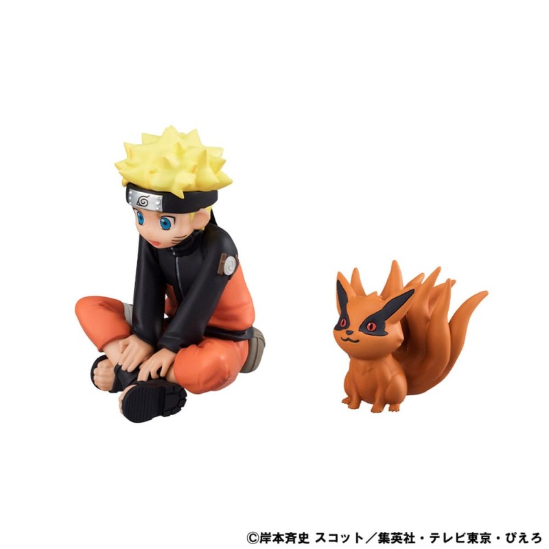 Naruto Shippuden Gaiden G.E.M. Series statuette PVC Naruto Uzumaki & Biju Set 7 cm | 4535123845895