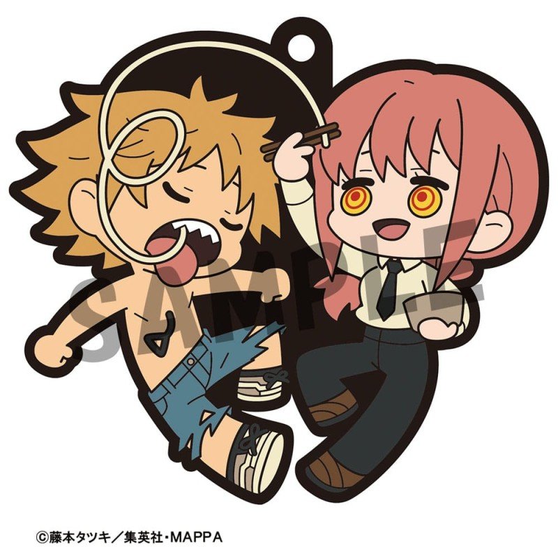 Chainsaw Man assortiment charms caoutchouc Rubber Mascot Buddycolle 6 cm (6) | 4535123846366