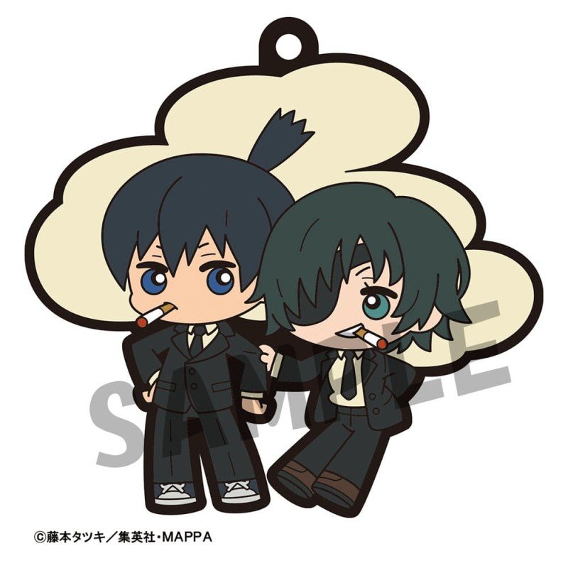 Chainsaw Man assortiment charms caoutchouc Rubber Mascot Buddycolle 6 cm (6) | 4535123846366