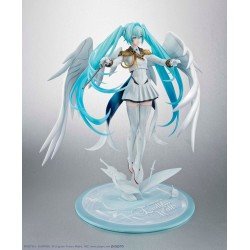 Mobile Suit Gundam x Hatsune Miku statuette PVC Lucrea Hatsune Miku x Wing Gundam Zero EW 45th Anniversary 27 cm | 4535123846656