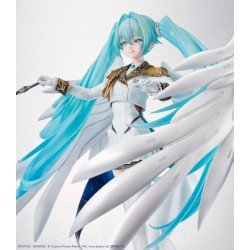 Mobile Suit Gundam x Hatsune Miku statuette PVC Lucrea Hatsune Miku x Wing Gundam Zero EW 45th Anniversary 27 cm | 4535123846656