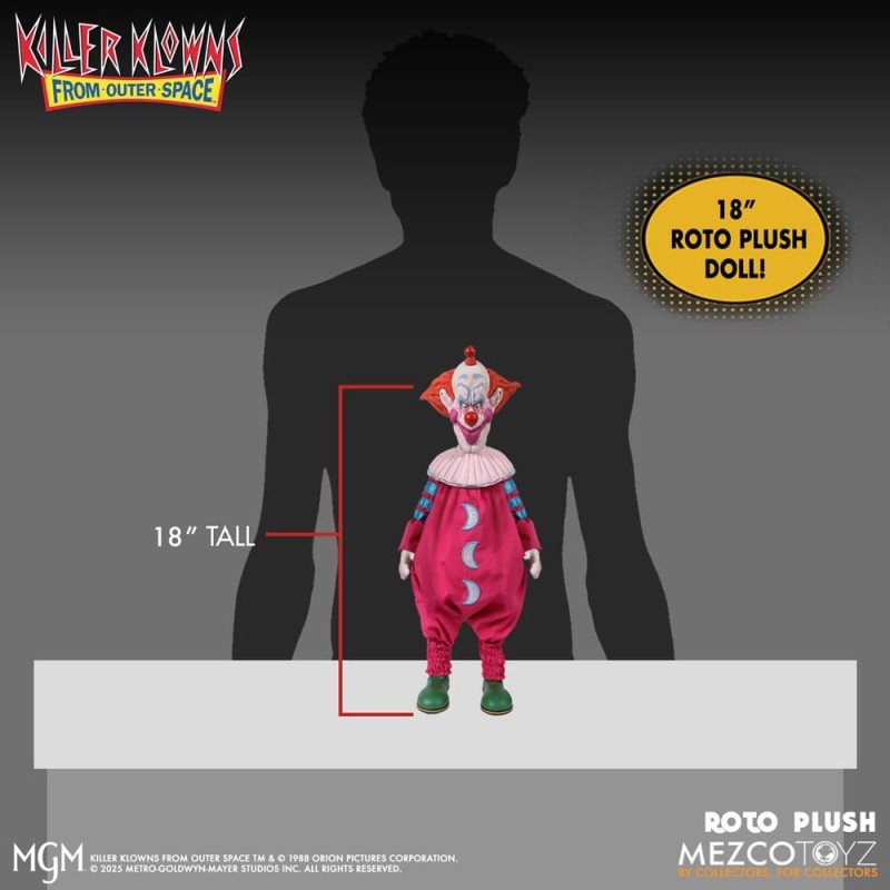 Les Clowns tueurs venus d'ailleurs poupée MDS Roto Slim 46 cm | 0696198255232