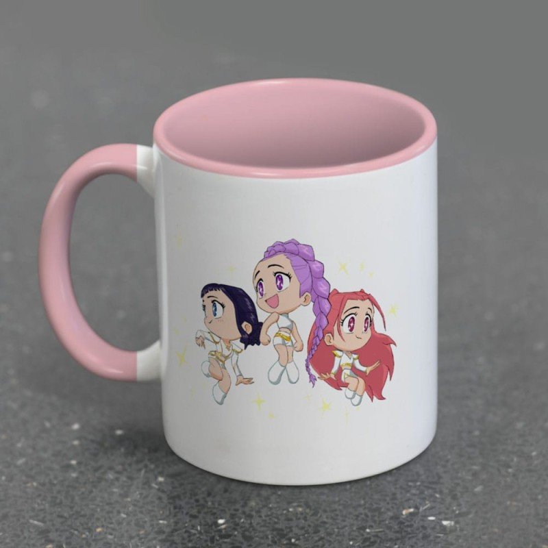 KPop Demon Hunters mug Huntrix Chibi | 5063457072339
