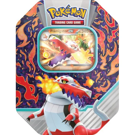 Pokémon - Partenaires de Paldea - Flâmigator-ex Tin Box FR