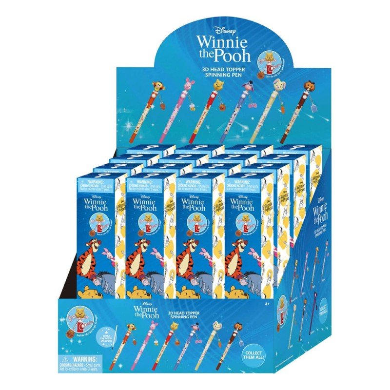 Winnie l'ourson Stylo 3D Head Topper Spinning Pen | 0077764223709