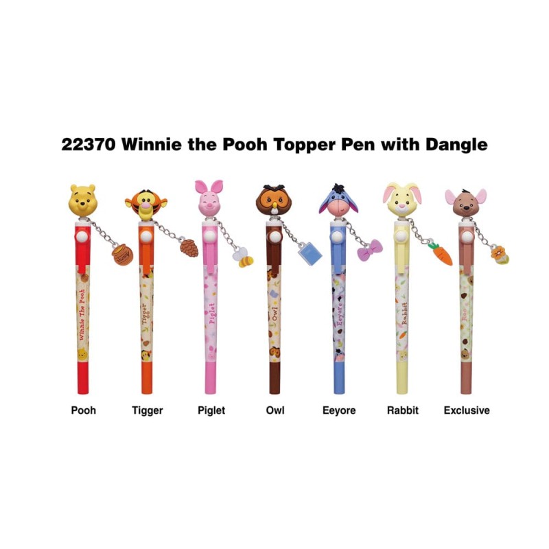 Winnie l'ourson Stylo 3D Head Topper Spinning Pen | 0077764223709