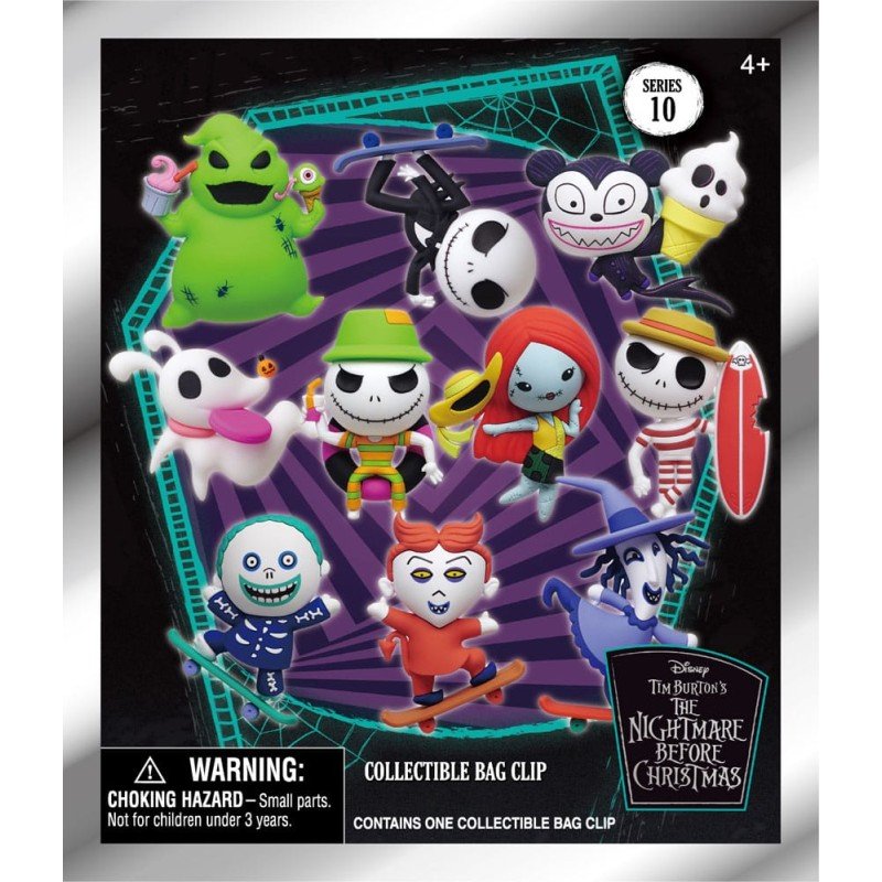 The Nightmare Before Christmas PVC Bag Clips Series 10 Display (24) | 0077764228001