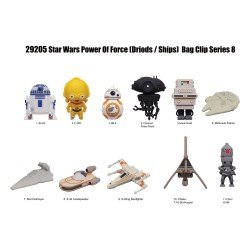 Star Wars PVC Bag Clips Series 8 Power Of Force Display (24) | 0077764292057