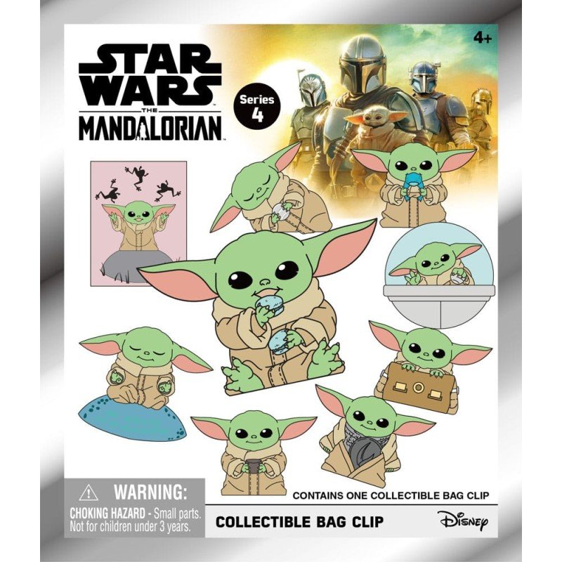 Star Wars 3D présentoir porte-clés sac à dos Best of Grogu Série 1 (24) | 0077764292200