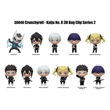 Kaiju No. 8 Series 2 présentoir porte-clés sac à dos (24) | 0077764300400