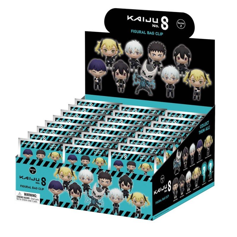 Kaiju No. 8 PVC Bag Clips Series 2 Display (24) | 0077764300400