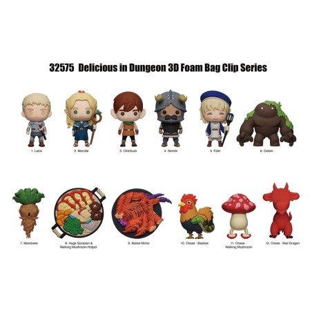 Gloutons et Dragons Series 1 présentoir porte-clés sac à dos (24) | 0077764325755