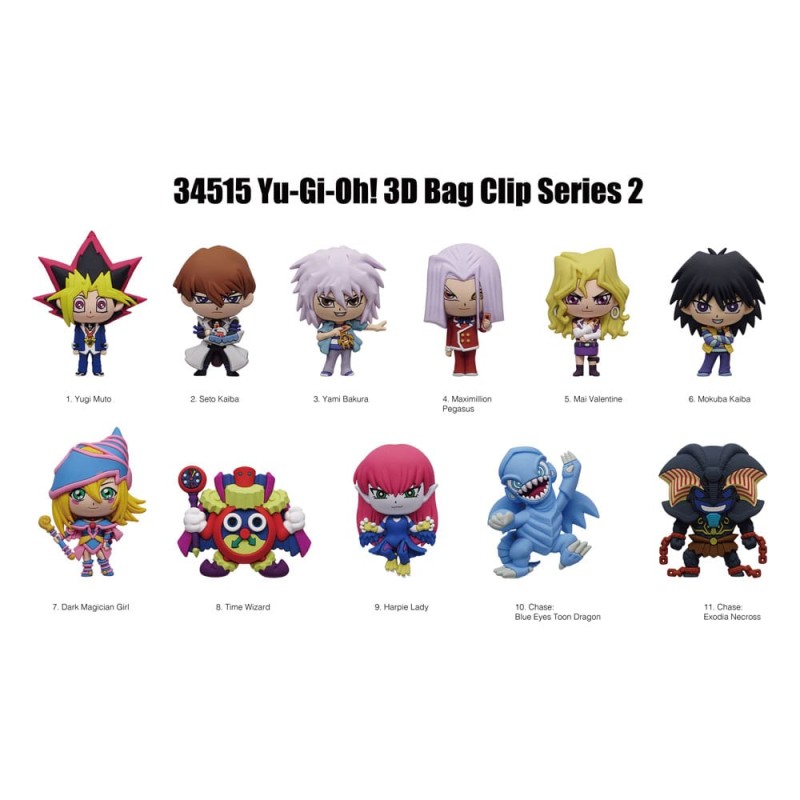 Yu-Gi-Oh Series 2 présentoir porte-clés sac à dos (24) | 0077764345159