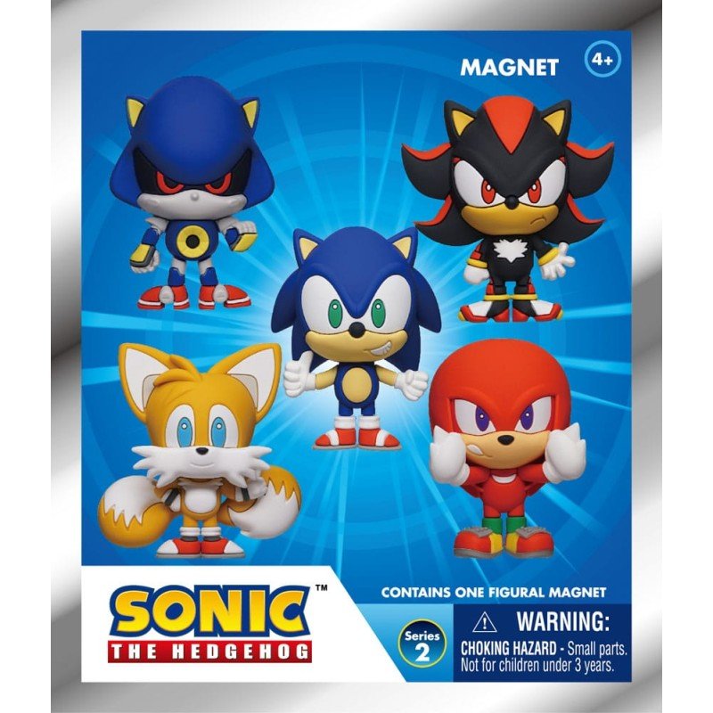 Sonic the Hedgehog Blind pack aimants Series 2 Display (12) | 0077764360350