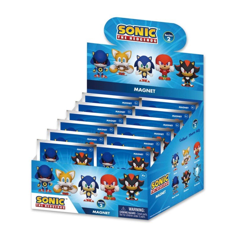 Sonic the Hedgehog Blind pack aimants Series 2 Display (12) | 0077764360350