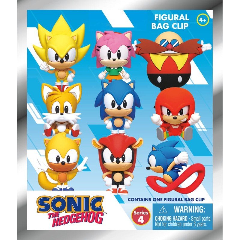 Sonic the Hedgehog Series 4 présentoir porte-clés sac à dos (24) | 0077764360657