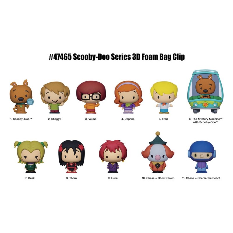 Scooby-Doo présentoir porte-clés sac à dos 3D Series 2 (24) | 0077764474651
